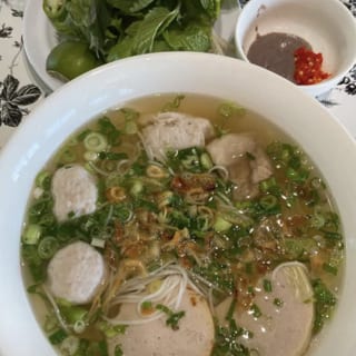 N5 - Mushroom Pork Noodle Soup - Bun Moc