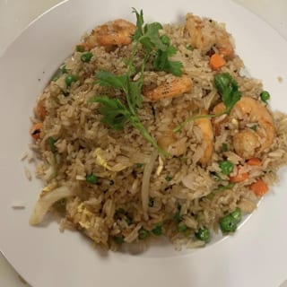 F8/ shrimp fried rice- com chien Tom 