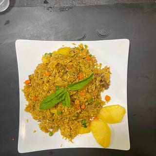 F - Basil fried rice - com chien la que